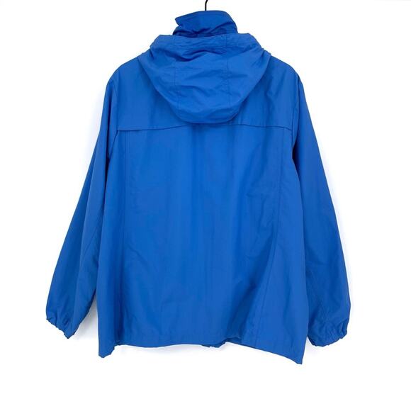 LANDS' END Nylon Utility Jacket Cerulean Blue XL - Picture 10 of 11